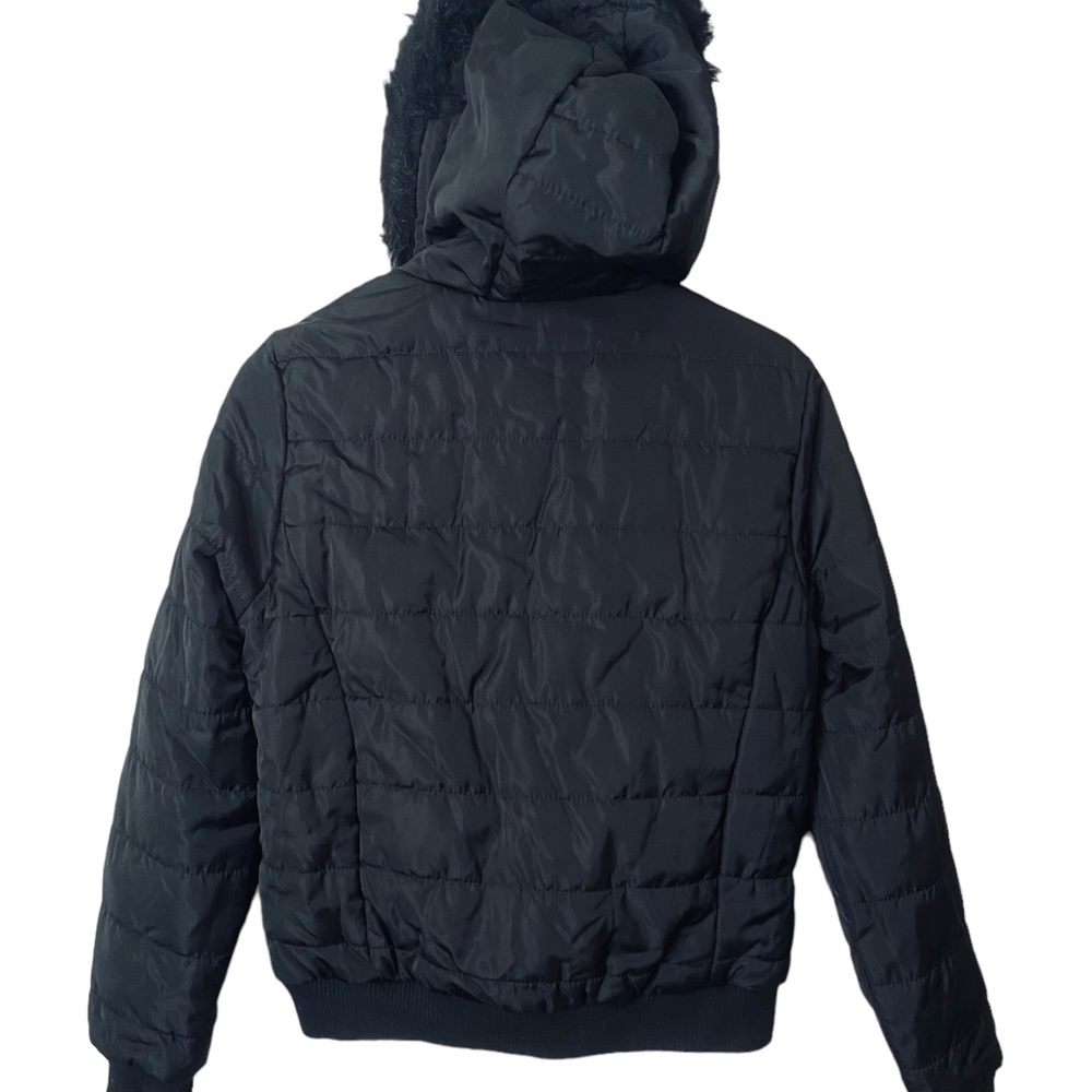JouJou women’s faux fur lined hooded down jacket - Picture 3 of 16